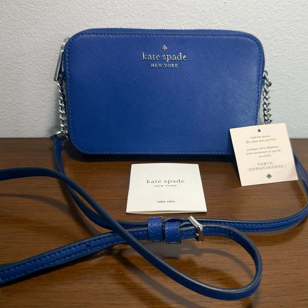 Kate Spade New York Sienna Crossbody Bag in Bold Navy Blue